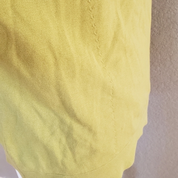 Pendelton sweater vest part silk and cotton size XL. Color lime green - Picture 3 of 8